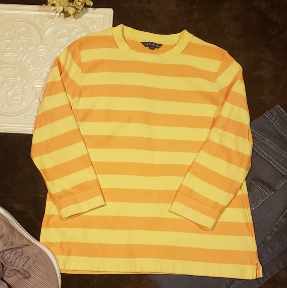 Lands End Ribbed Crew - Picture 2 of 3